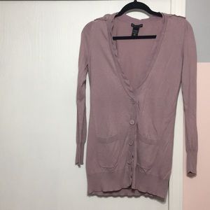 Lavender NY&Co Cardigan
